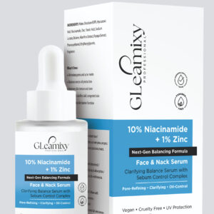 Gleamixy Niacinamide 10% and Zinc 1% Clarifying Serum 30ml – acne and pore control